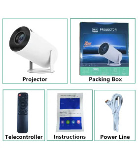 projecteur, pour, sans, portable, écran, pouces, charge, angle, peut, vous