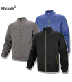 AKIMANIA.SITE - Felpa casual per uomini, cardigan con zip completa, collo alto.
