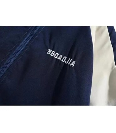 Hip Hop varsité veste hommes haute rue Patchwork couleur noir coupe-vent manteaux femmes printe