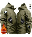 AKIMANIA.SITE - Casual military hooded jacket for men, outdoor utility, shark skin fashion