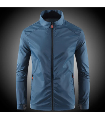 [4XL A209-2087-bai] Vêtements de protection solaire pour hommes, ultra-fin, respirant, en soie 