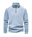 AKIMANIA.SITE - [EUR XL 85-95kg HD08-LightBlue] AIOPESON marque qualité épaissir chaud polaire veste pour homme