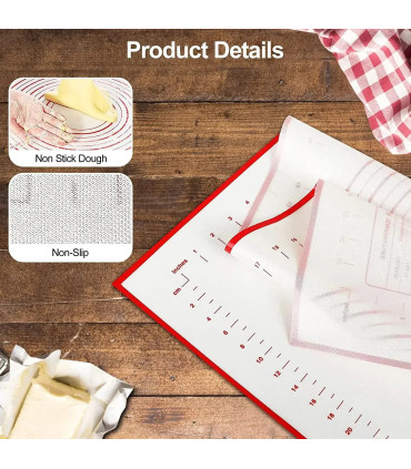 Polymères de pâte à pétrir en silicone, gadgets de cuisson pour pizza et gâteau, ustensiles de 