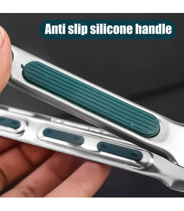 [12 inch] Nouvelles pinces alimentaires en acier inoxydable BBQ viande salade pain pince Barbec