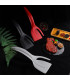 [Black 1pcs CHINA] Spatule à crêpes antiarina, tourneurs frits, pince à œufs, cuisine, steak, p