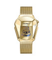 AKIMANIA.SITE - [Gold blue] Waterproof quartz watch for men, motorcycle personality, new trend