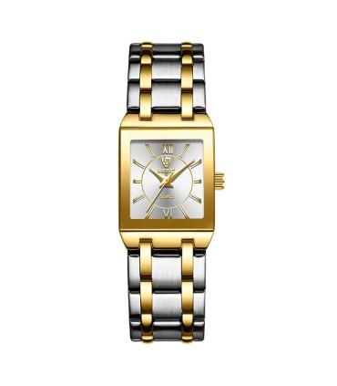 [Women Silver] LiEBIG luxe montres à Quartz doré pour femme fille mâle mode 30 m étanche femmes