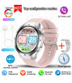AKIMANIA.SITE - [GPS NFC Watch GT5Pro Silver pink] New for Huawei GT5 Pro smartwatch HD AM