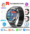 AKIMANIA.SITE - [GPS NFC Watch GT5Pro Acciaio nero] Nuovo per Huawei orologio GT5 Pro smartwatch HD AM