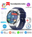 AKIMANIA.SITE - [GPS NFC Watch GT5Pro Silver blue] Nouveau pour Huawei montre GT5 Pro montre intelligente HD AM