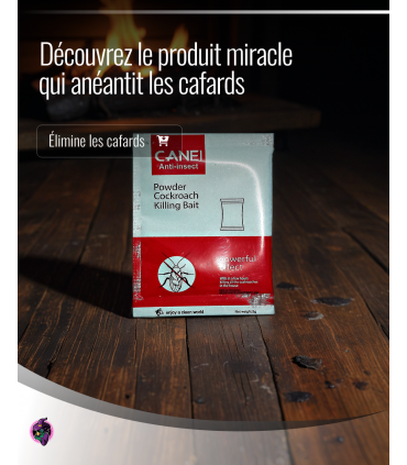 Anti cafard - Produit anti blattes 2024 ultra puissant - 20 sachets