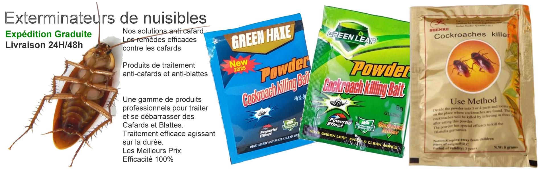 Produits anti cafards